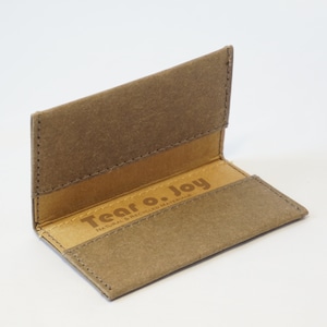 Cartera/tarjetero minimalista de piel vegana