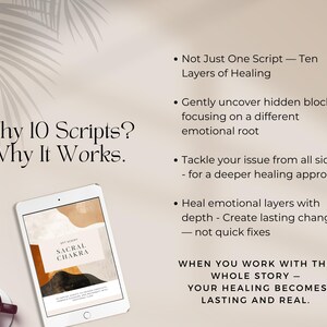 Highlights include: 10 layers of emotional healing, addressing hidden blocks, tackling issues from all sides, & promoting lasting change over quick fixes.  Helps release blocks in the sacral chakra related to creativity, self-worth, sensuality, and trust. Supports flow, play, and emotional freedom. A perfect tool for healing feminine energy and reconnecting with passion.