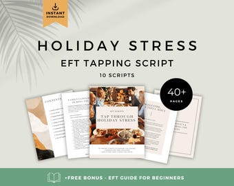 Vakantie Stressverlichting EFT-scriptbundel voor Thanksgiving en kerst (directe download)
