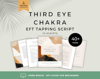 EFT-scripts derde oogchakra| Intuïtie, helderheid, innerlijke wijsheid, energetische healing (digitale pdf-download)