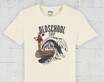 SUP à l’ancienne | T-Shirt Bio Homme - bio. végétalien. vêtements équitables.