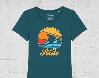 Just Ride - Ski Edition |  Bio T-Shirt Women - organic. vegan. fair.