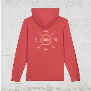 Vans red hoodie hotsell