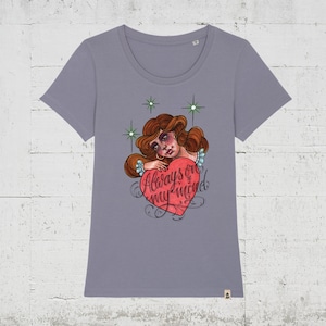 Always on my mind | HLP Artists Tattoo-Art T-Shirt by Karin - Cubano Ink Munich organic fairwear