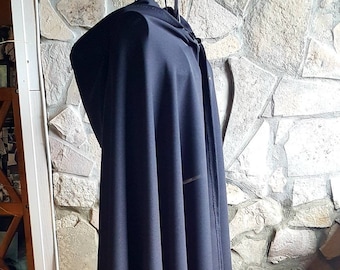 black cape with hood vampire witch Halloween