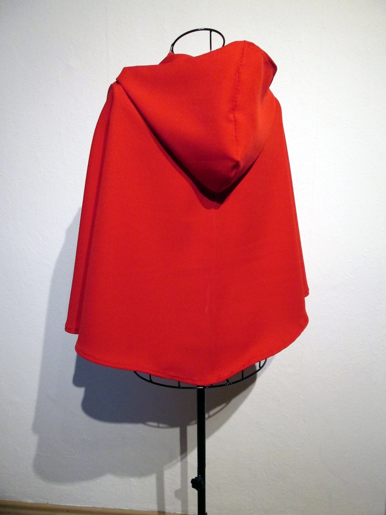Rotkäppchen Umhang roter Umhang mit Kapuze Cape - Etsy