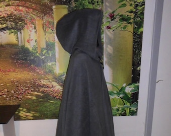 Warm hooded cloak CAPE medieval large hooded cowl cloak