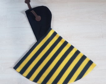 Bee FLEECE Cape Baby, Toddler Carnival Wasp Bumblebee