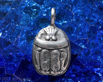 Pendant large scarab lucky beetle Egypt hieroglyph necklace Egyptian scarab lucky charm Egyptian jewelry hieroglyphs