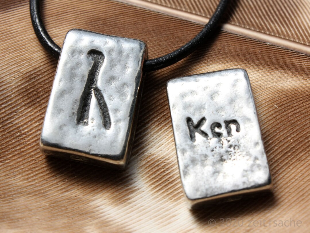 Rune Pendant Kenaz Viking Rune Ken Nordic Mythology K Rune Etsy UK