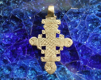 Coptic Cross Ethiopia 55 mm African Cross Christian Jewelry Egypt Early Christian Cross Necklace Religious Ethnic Jewelry