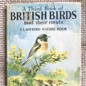 British Birds and Their Nests. Vintage Ladybird Nature Book.
