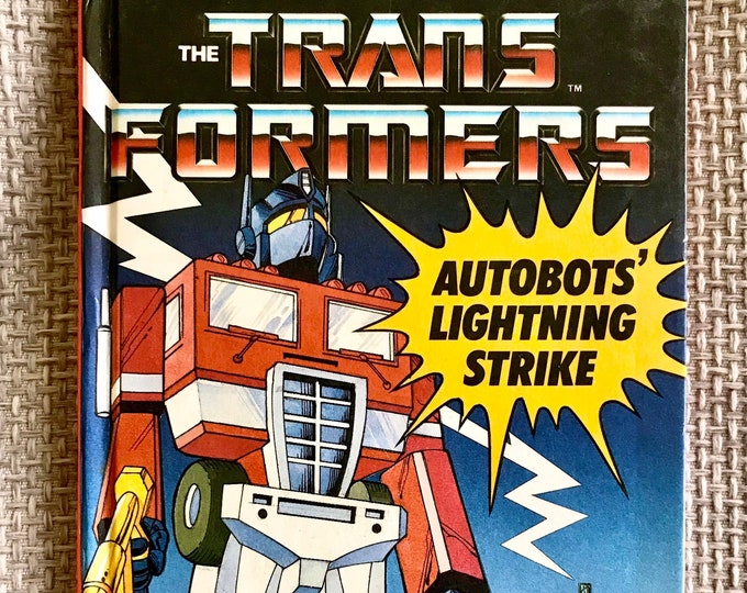Vintage Transformers Ladybird Book. Autobots Lightning Strike. Etsy