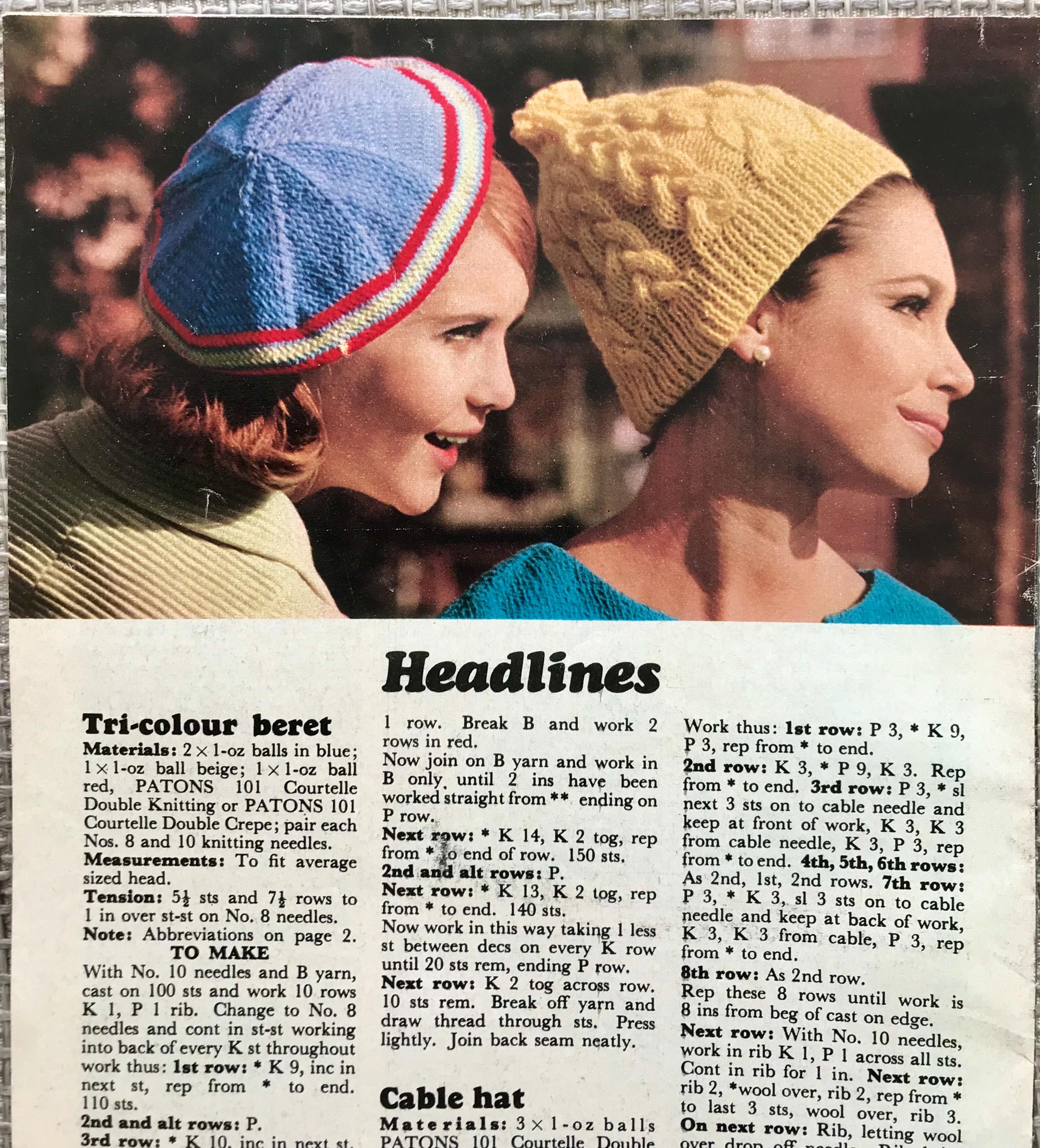 Vintage Knitted Three Hats Bundle legendary-three-pack-knit-hat-  main image 4