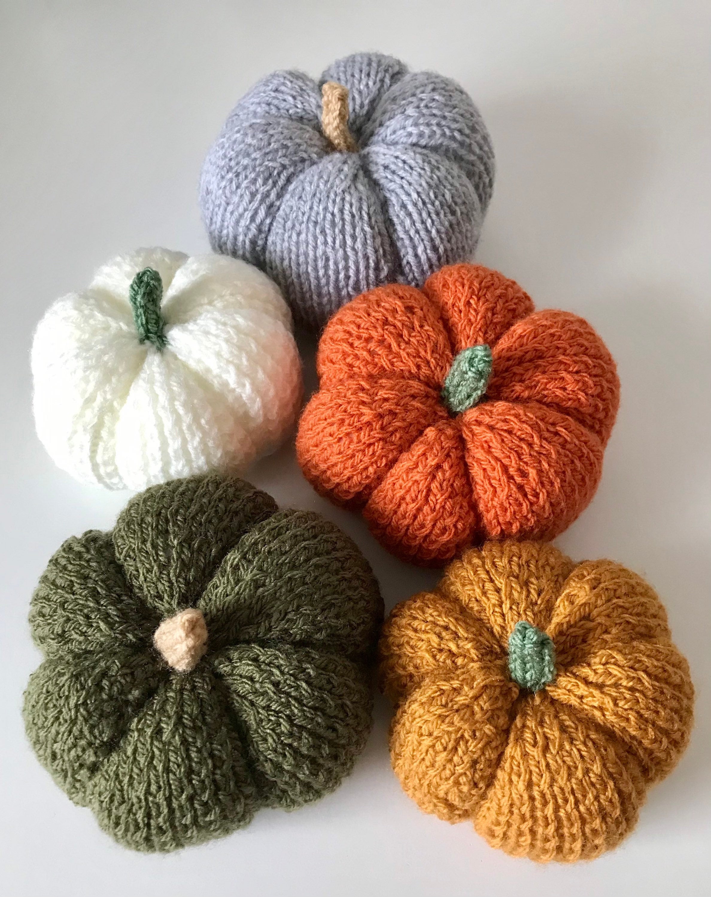 Handmade Knitted Pumpkins. Autumn Decor. Etsy UK