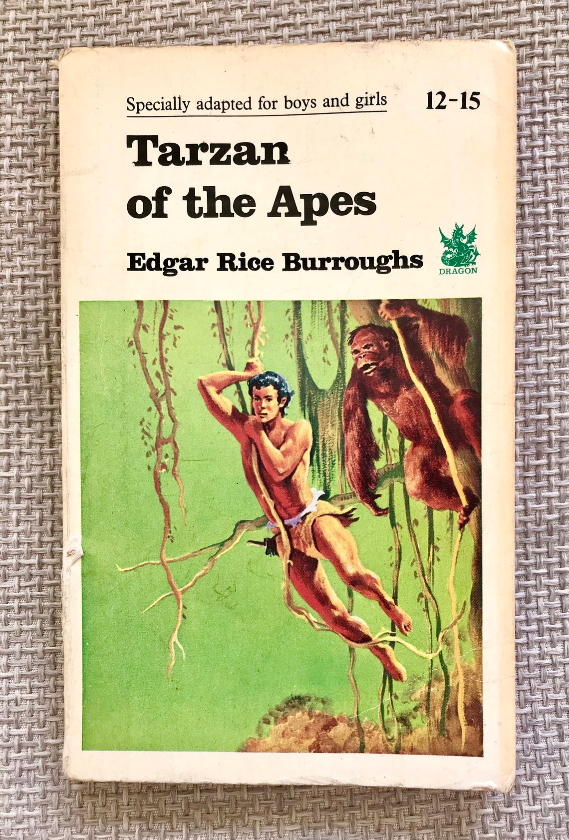 Tarzan of the Apes by Edgar Rice Burroughs. Vintage paperback | Etsy - Tarzan Of The Apes Edgar Rice Burroughs Summary
