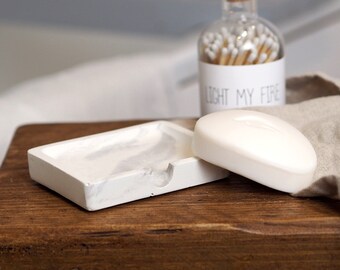 Concrete Soap Dish | Soap Holder | Modern Soap Tray | Bathroom Accessory | Soap Dish Porch decor idea