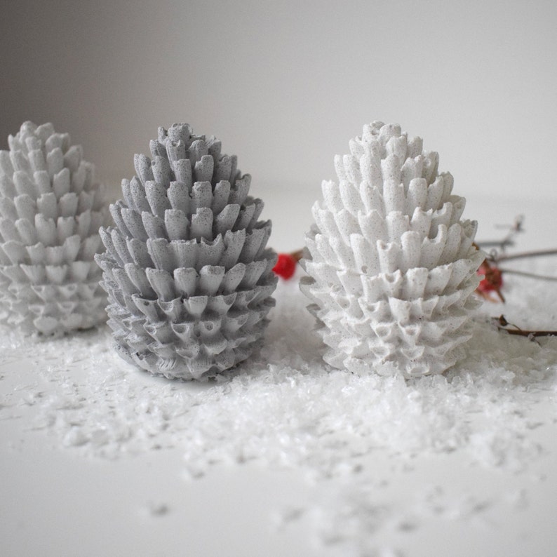 Granite Pinecone Xmas Decor Christmas Ornament Home Styling Xmas Gift image 6