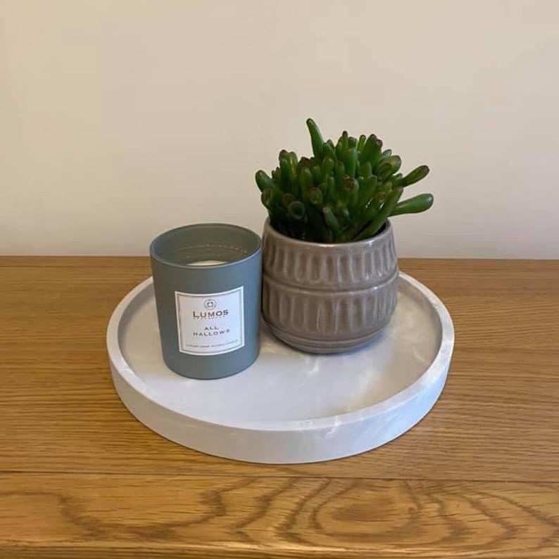 Concrete Maxi Tray Styling Tray Decorative Tray Etsy