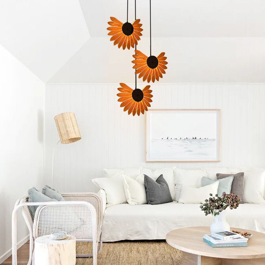 Südostasiatischer Furnier Kronleuchter Wohnzimmer Restaurant | Etsy