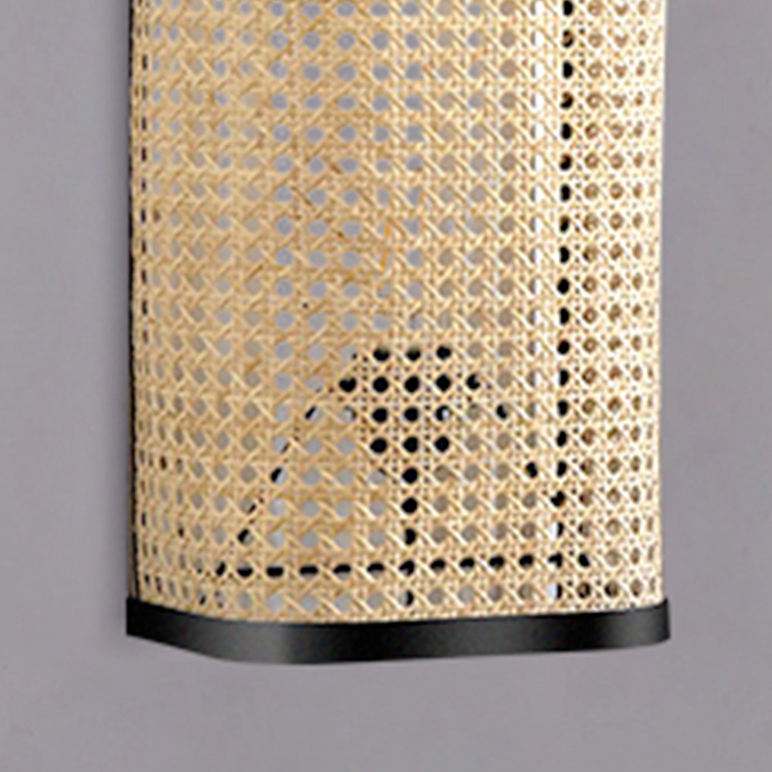 Japanese Style Rattan Wall Lamp Simple Creative Designer Etsy