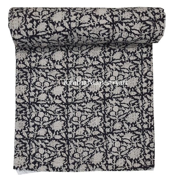 Indian Kantha Quilt Etsy