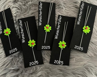 2025 New Year's Eve decoration, wish fulfiller, New Year's Eve, New Year, Christmas, lucky clover, table decoration