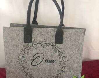 Filztasche Oma Filzshopper