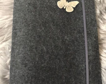 Cover for certificate folder made of felt