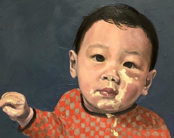 Retrato personalizado, retrato personalizado, retrato infantil