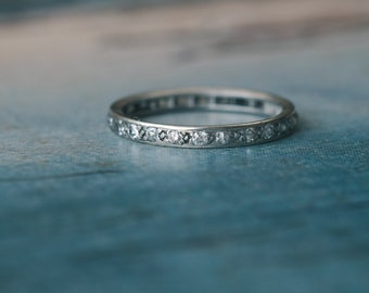 Art Deco Diamond Eternity Ring