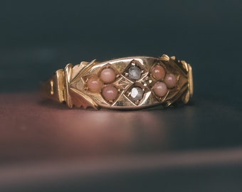 1894 Coral 'Gypsy' Ring