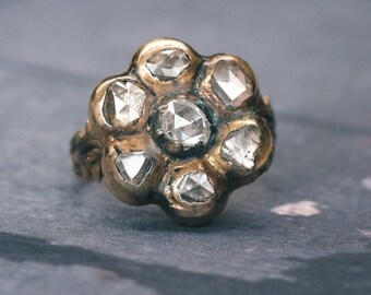 18th Century Iberian Flower Ring