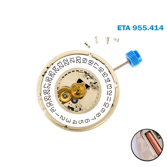 Uncomplete Swiss Eta Movement 955.414 Disc 3 Silver .. | Etsy Australia
