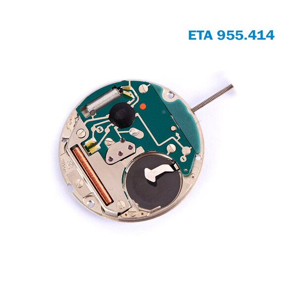 Eta Swiss Movement 955.414 3-3 Silver 100% New | Etsy