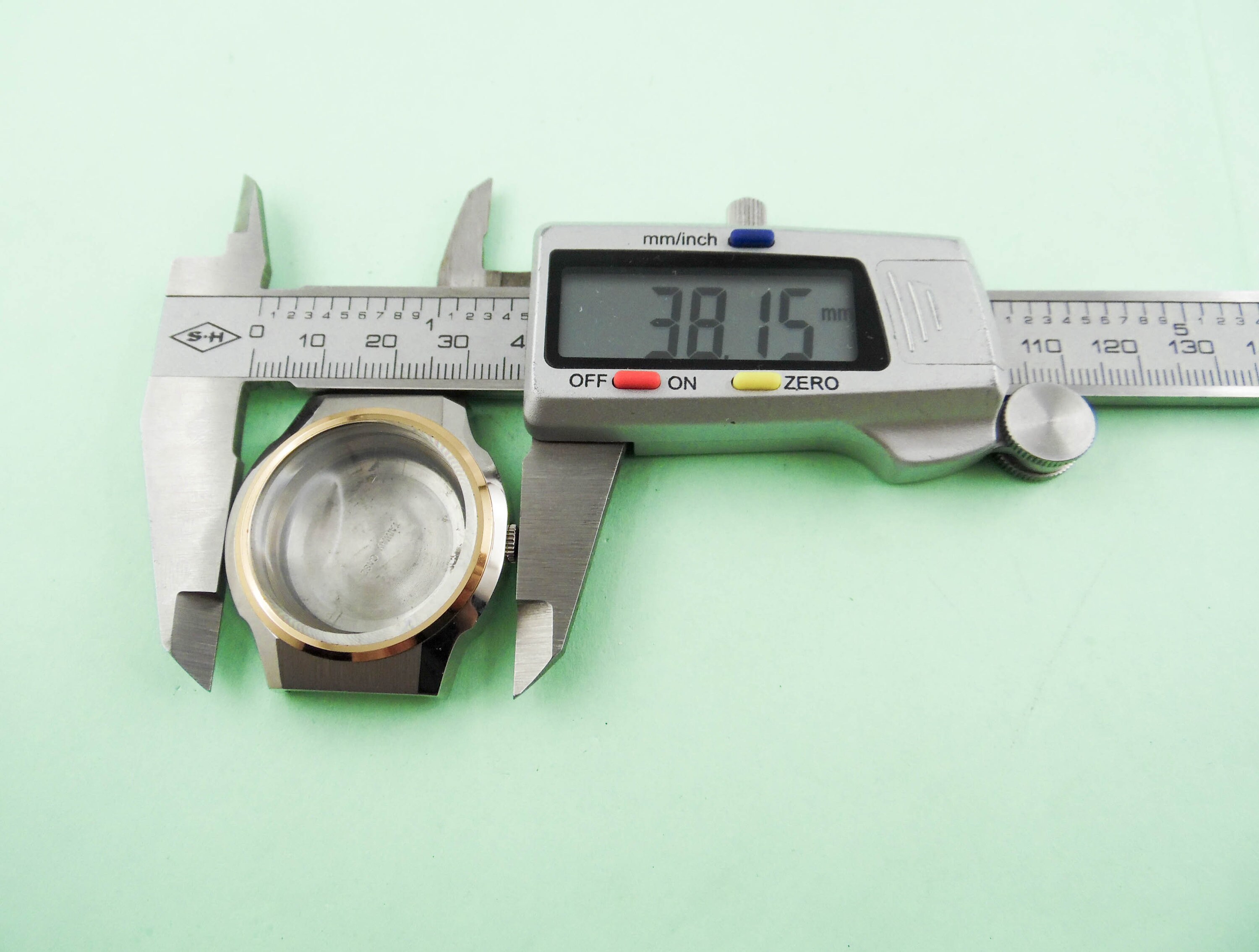 Vintage vialux Swiss Watch Case all Stainless Steel automatic Etsy