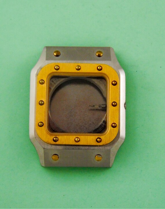 Vintage Swiss Watch Case Waterproof Stainless Steel Bezel Etsy