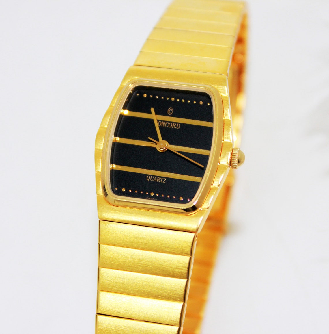 Vintage Swiss quartz watch stainless steel assembling in Cairo Etsy