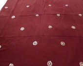 Vintage Indian Pure Crepe Silk Saree Printed Multi Color Silk Wrap Dressmaking 5 Yard Sari Used Fabric Silk Sarong