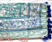 Indian cotton sarongs hand block print Bikini Cover Up Neck Scarf Plus Size Scarves 72 x 42 inch Women Beach Wear Comfort All Season Boho