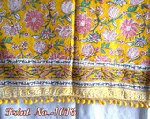 Indian cotton sarongs hand block print Bikini Cover Up Neck Scarf Plus Size Scarves 72 x 42 inch Women Beach Wear Comfort All Season Boho