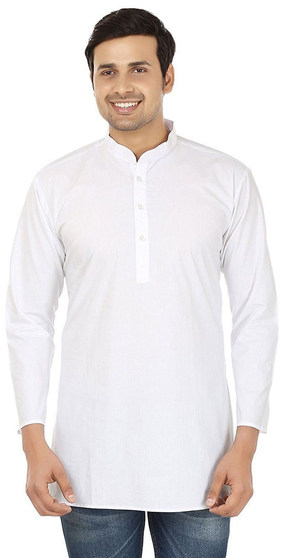 Indian Handmade Men Indian 100 Cotton Shirt Kurta Plus Size Etsy