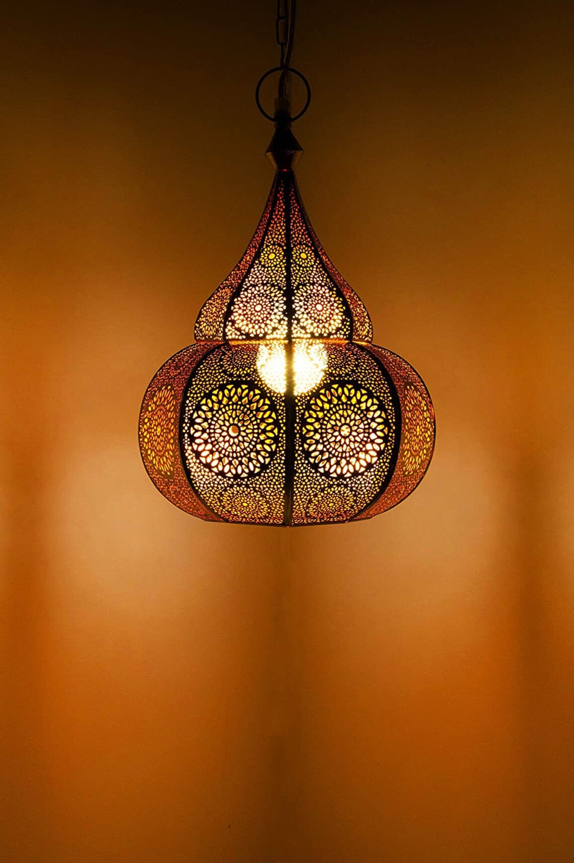 Indian Pendant Lighting Hanging Ceiling Metal Decor Moroccan Etsy