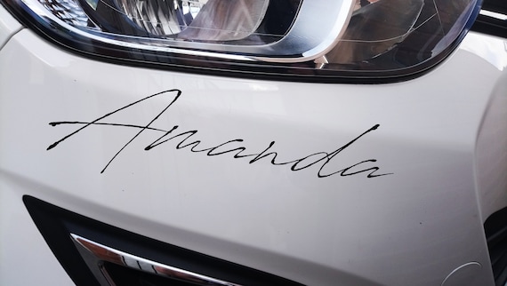 Personalised Car Sticker Vehicle Custom 