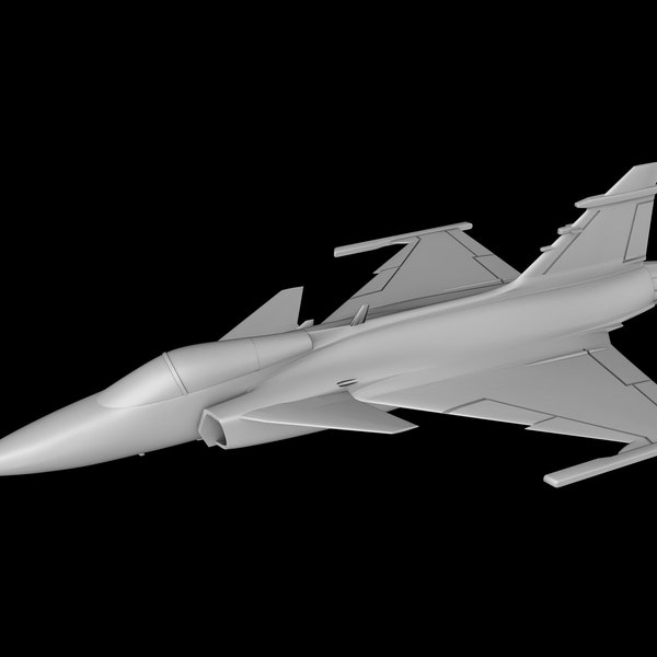 1:72 Stl Files of 3D Print Scale Model SAAB JAS GRIPEN