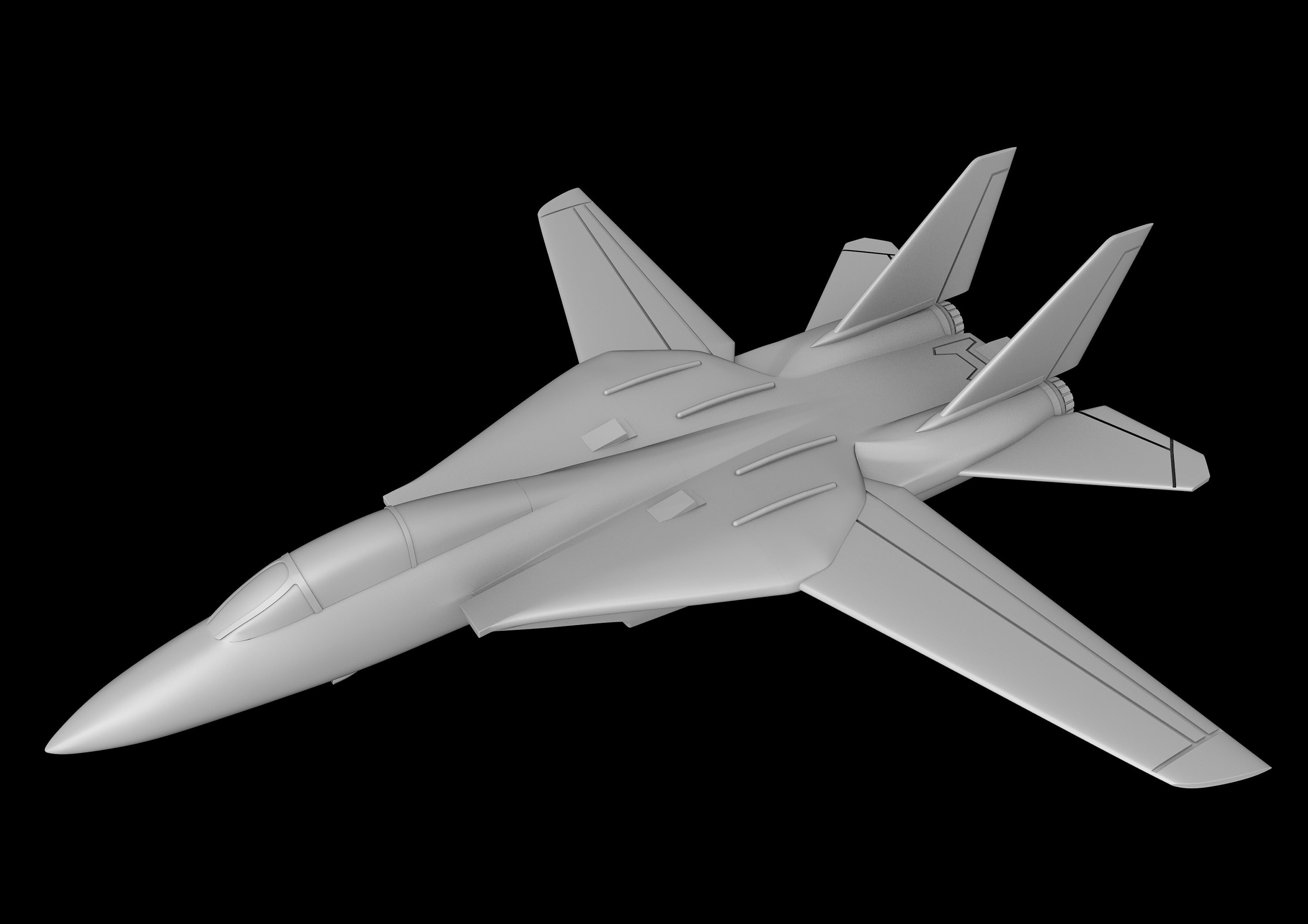 1:72 Stl Files of 3D Print Scale Model F-14 Tomcat - Etsy