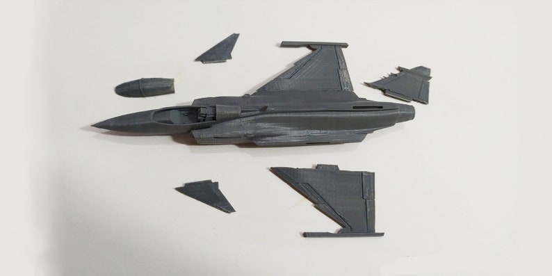 1:72 Stl Files of 3D Print Scale Model SAAB JAS GRIPEN - Etsy