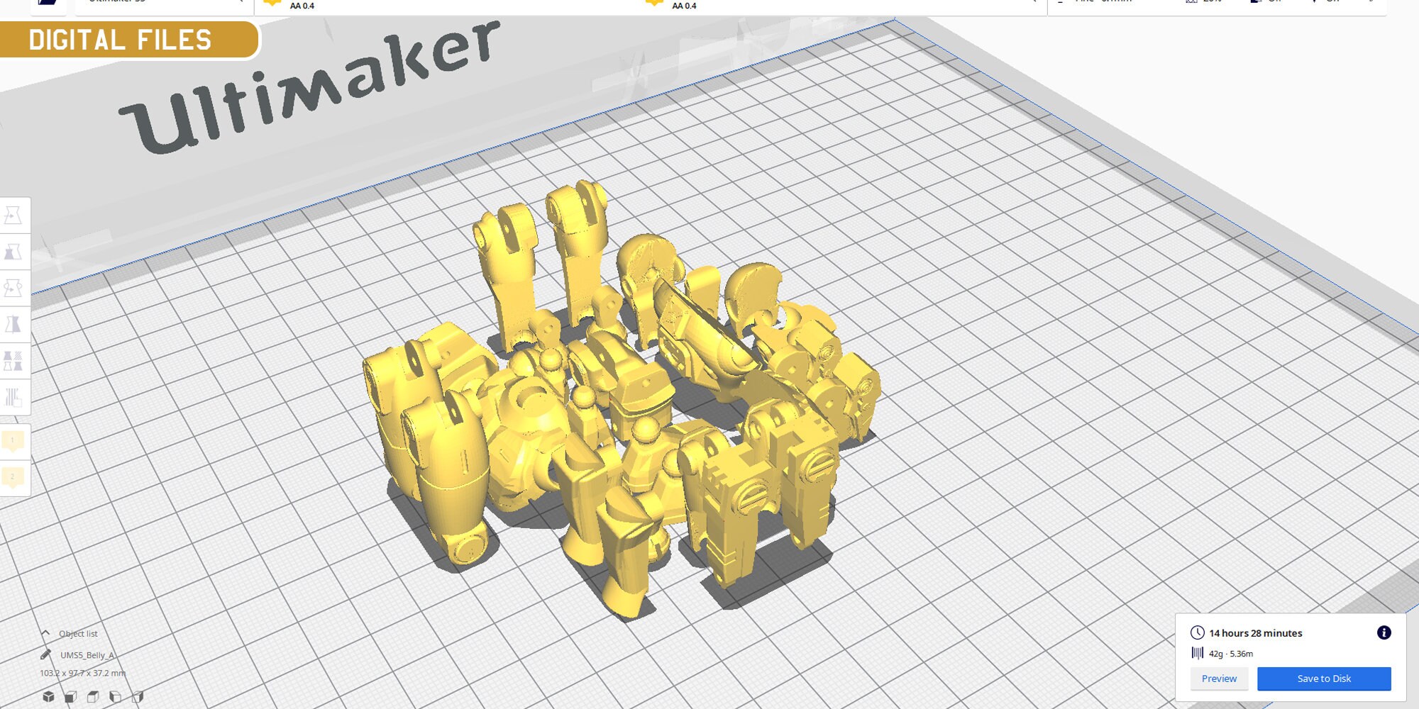 STL Files of Articulated Action Figure / 3D Print Droid Etsy