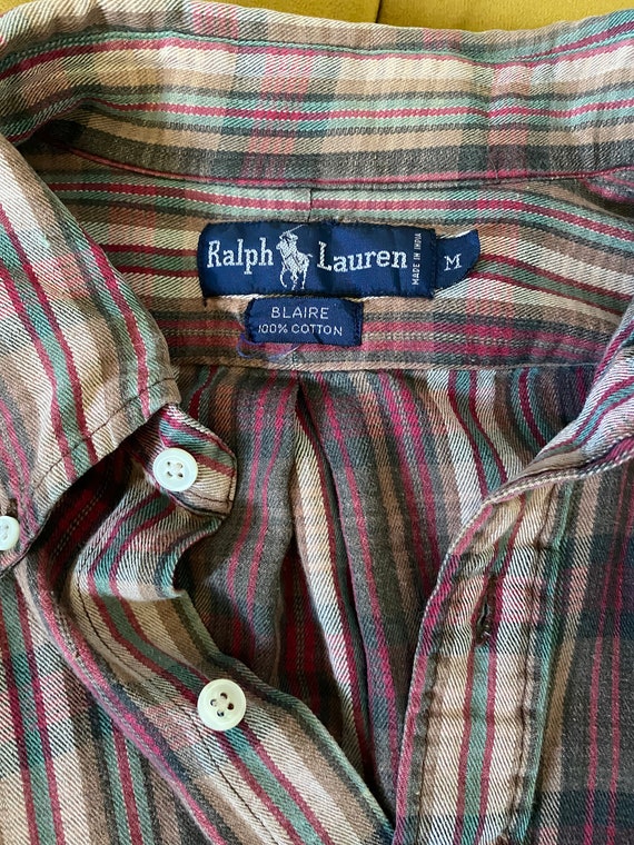 Ralph Lauren Blaire long sleeved  shirt in brown … - image 10