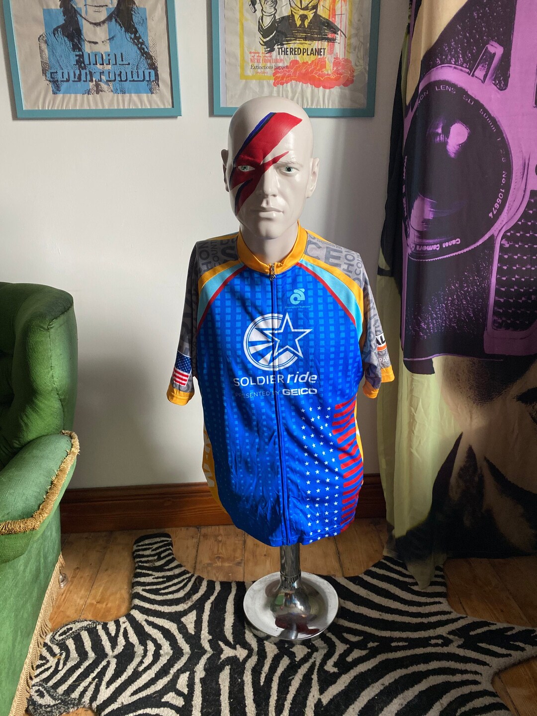 Vintage Womens Cycling Jersey / Cycling Topby Geico With a Etsy UK